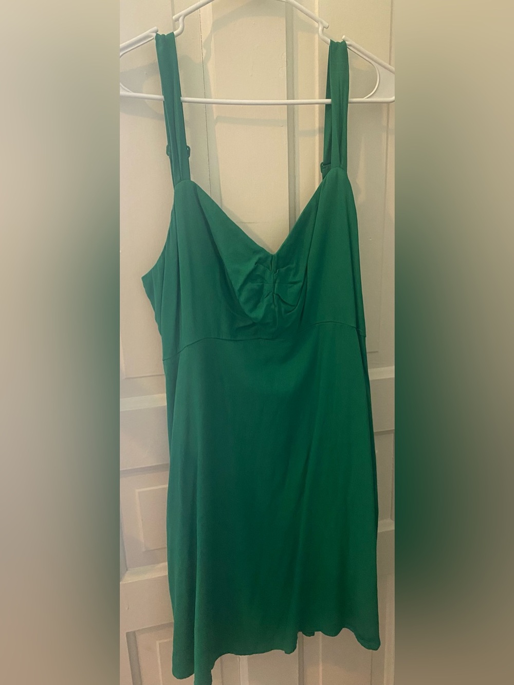 Old Navy Green Smocked Bodice Dress